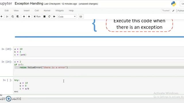 Exception Handling in Python смотреть онлайн