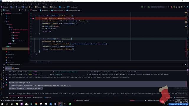 รีบสอนก่อนจะลืม :Spring boot + Firebase (Cloud Firestore) 2 смотреть онлайн