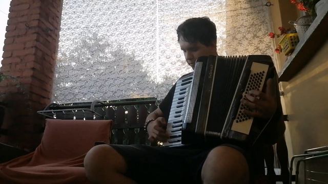 Säkkijärven polkka - accordion cover смотреть онлайн