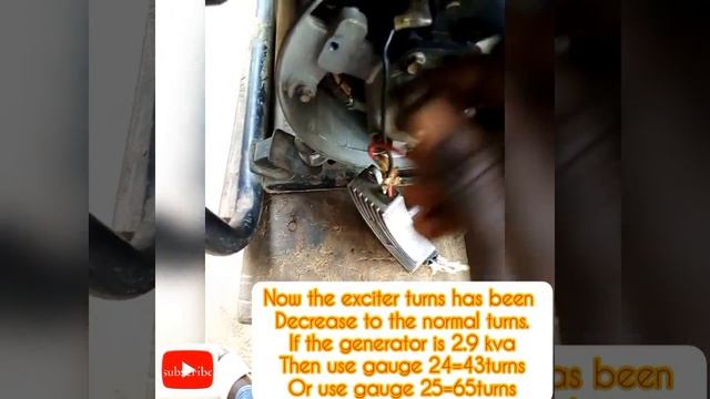 Generator diode and avr react to too much of exciter turns,generator смотреть онлайн