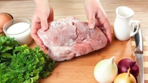 ХИТРЫЙ ТРЮК, как РАЗМОРОЗИТЬ МЯСО быстро и микроволновки