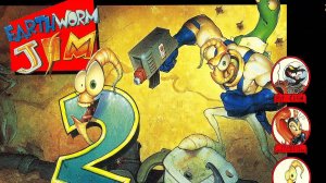 Earthworm Jim 2 - Sega Mega Drive (Genesis) - Полное прохождение (Longplay) [720p] [60FPS]