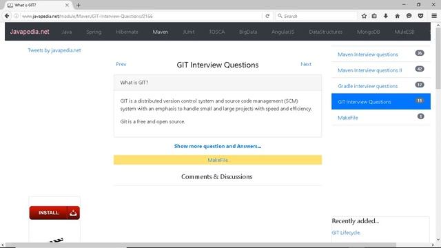 What is GIT?
| javapedia.net смотреть онлайн