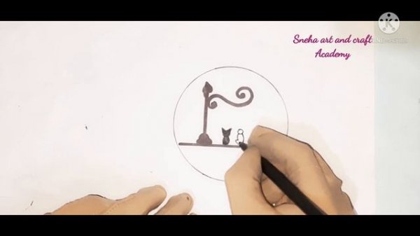 Cute cat drawing /cat art/sketch /sneha art and craft Academy