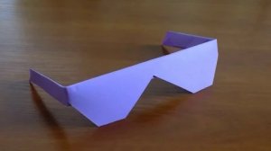 Как сделать из бумаги очки оригами своими руками