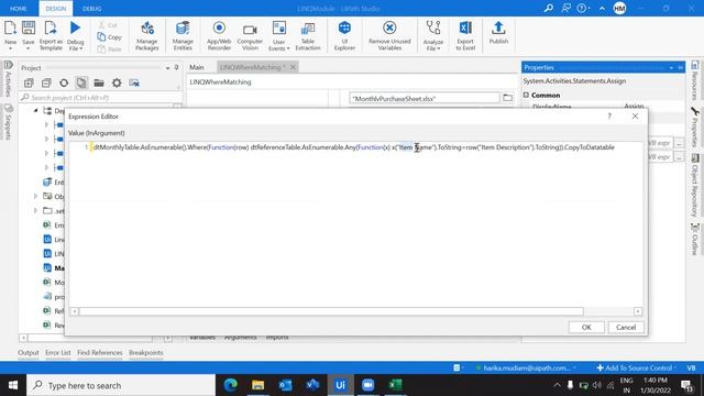 Where function to Get Matched Values - Linq query in UiPath - Part 2 смотреть онлайн