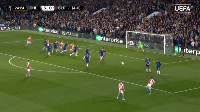 CHELSEA 4-3 SLAVIA PRAHA #UEL HIGHLIGHTS смотреть онлайн