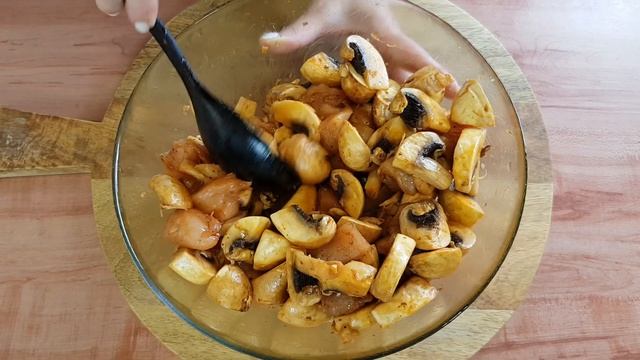 Пилешки гърди с гъби в air fryer Cosori dual blaze смотреть онлайн