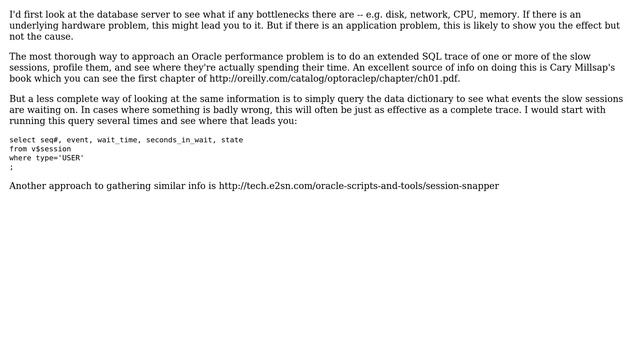 DevOps & SysAdmins: Oracle database is very slow - Where to start and how to find the cause? смотреть онлайн