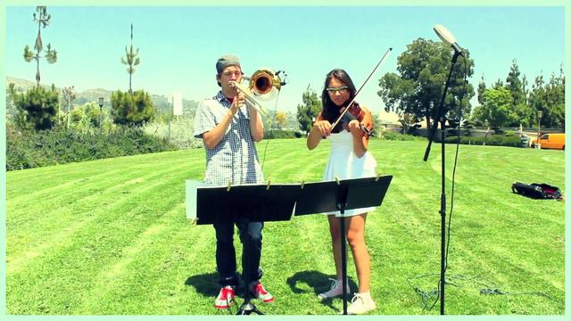 Titanium - David Guetta Cover - Paul The Trombonist Feat Suzanne Kite - Trombone & Violin смотреть онлайн