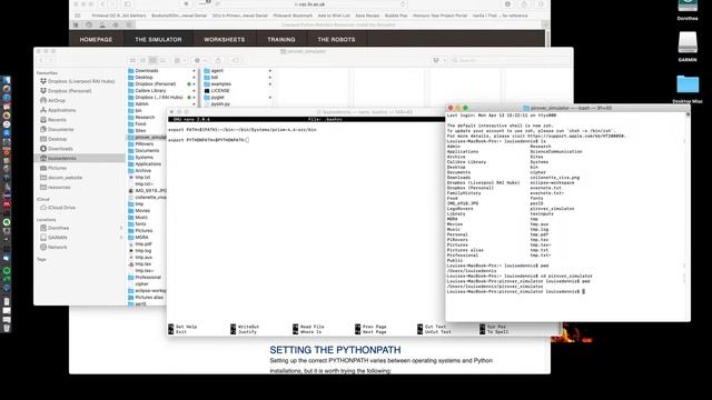 Installing and Running the Liverpool Python Robotics Simulator (MacOS) смотреть онлайн