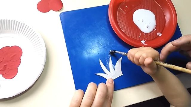Малина - Аппликация из кружочков смотреть онлайн