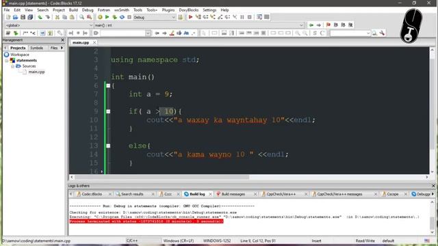 if elseif else using c++ af-somali смотреть онлайн
