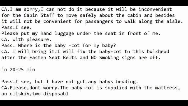 Английский язык для борпроводников, урок2 смотреть онлайн