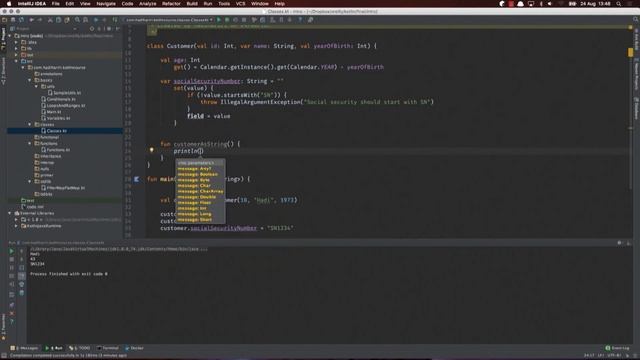 1 Member Functions in Kotlin смотреть онлайн