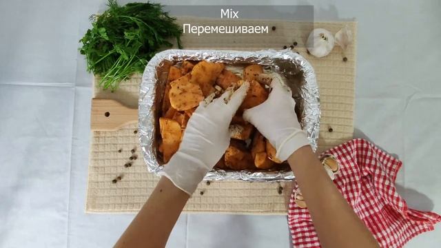 Батат в духовке смотреть онлайн