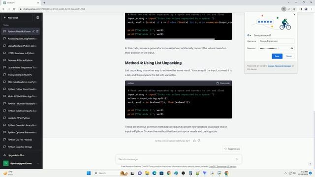 Read two variables in a single line with Python смотреть онлайн