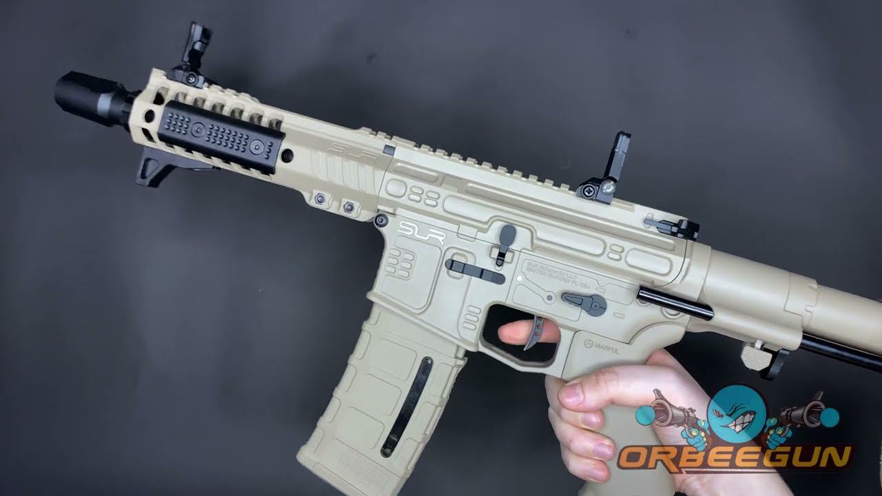 Сборка гидробольного автомата SLR SQB sand смотреть онлайн