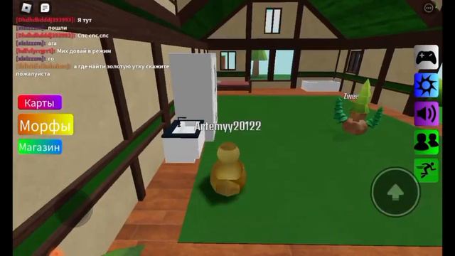 все утки в игре Find The Rubber Duck Morphs