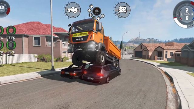 BeamNG.drive - MAN TGS 6x6 Tipper - MAN vs ETK смотреть онлайн