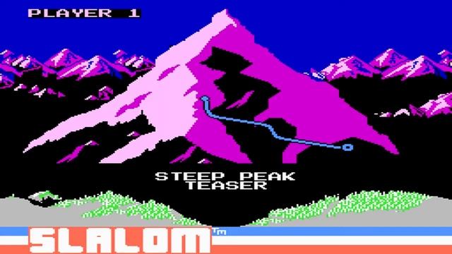 Slalom (Quick Gameplay) NES смотреть онлайн