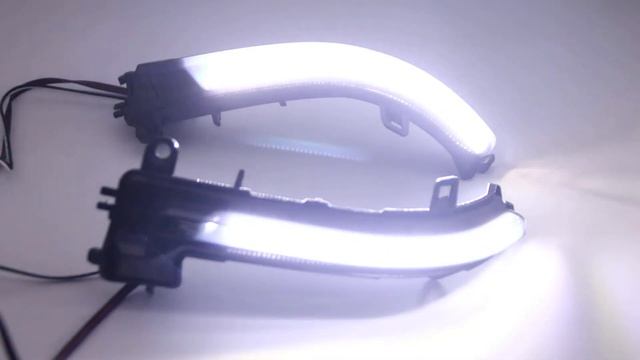 smoke black led rear view mirror light for BMW смотреть онлайн
