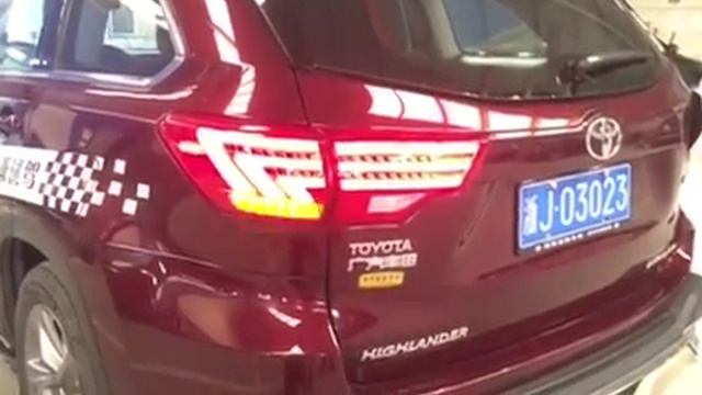 LED taillights Toyota Highlander XU50 смотреть онлайн