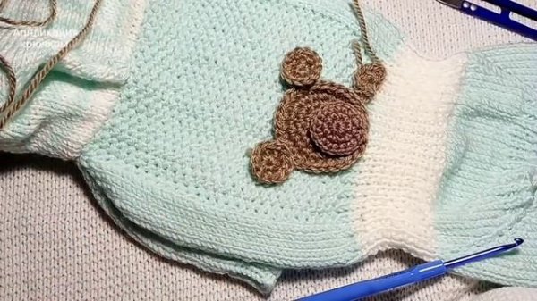 Аппликация крючком, Application DIY