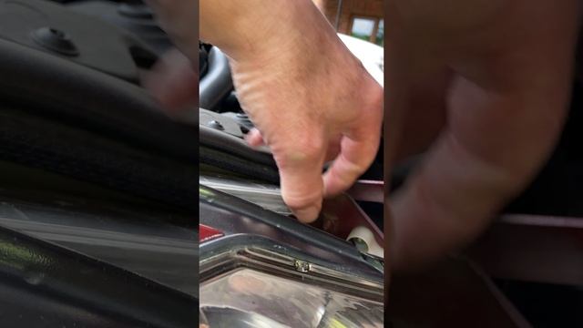 Jaguar XK8 Changing Front Headlamp Bulbs S40 / XKR (X100) #shorts