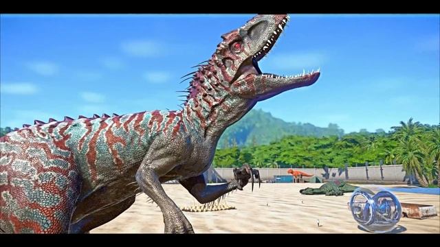 Colorful Tyrannosaurus Rex Team vs MAX LEVEL 40 Dinosaurs Fight ? JURASSIC WORLD EVOLUTION смотреть онлайн