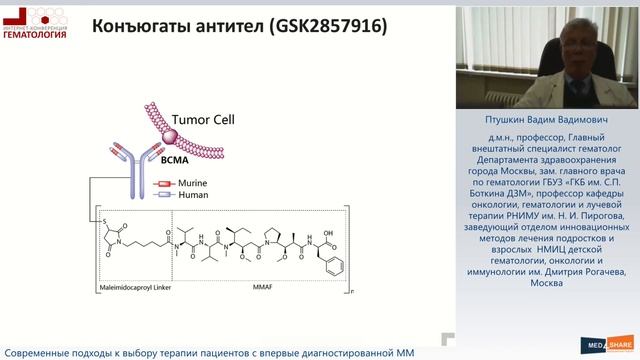 Современные подходы к выбору терапии пациентов с впервые диагностированной ММ 4 марта 2021 г смотреть онлайн