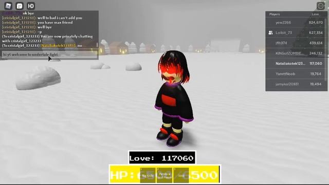 UnderTale Fight in Roblox Pandora смотреть онлайн
