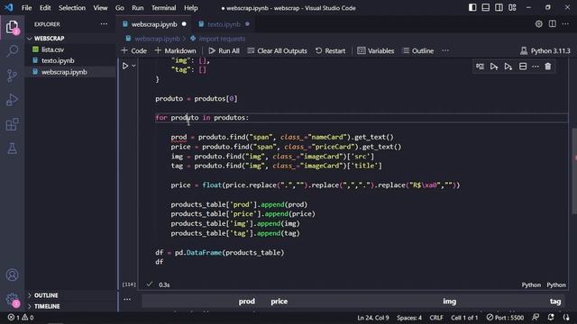 Web scraping - python - Coletando e salvando no excel смотреть онлайн