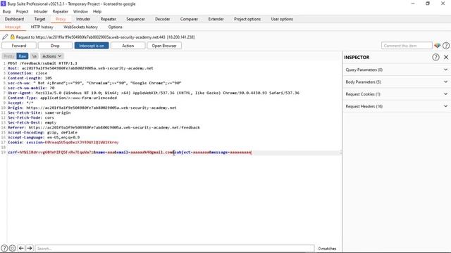 Lab: Blind OS command injection with time delays | Web Security Academy | PortSwigger | смотреть онлайн