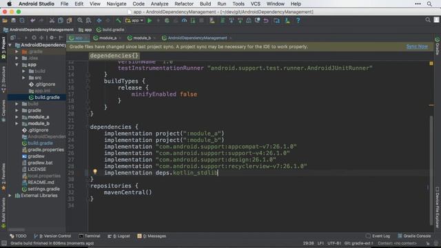 Gradle Dependency Management: Using Gradle Extra Properties (ext)