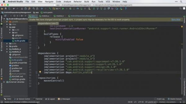Gradle Dependency Management: Using Gradle Extra Properties (ext)