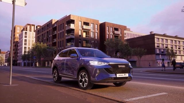 Интеллектуальный кроссовер HAVAL F7 смотреть онлайн