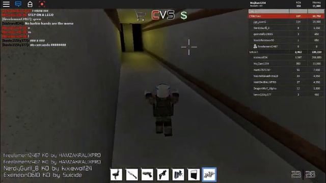 How to play Criminal vs Swat on Roblox смотреть онлайн