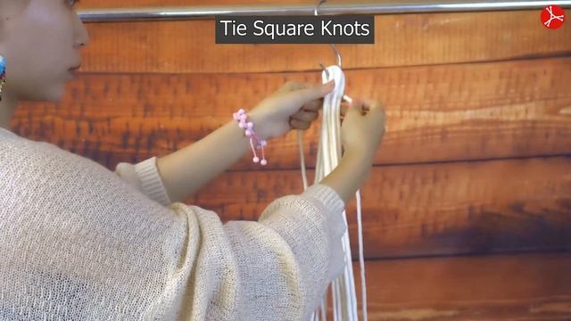 Macrame Duo-ring swing chair | Step by step tutorial for macrame hanging chair смотреть онлайн