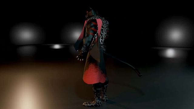 Panther Warrior (Blender / Char / 3D) смотреть онлайн