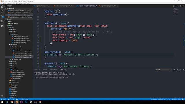 ASP.NET Core + Angular Dashboard | 17 | Starting Pagination смотреть онлайн
