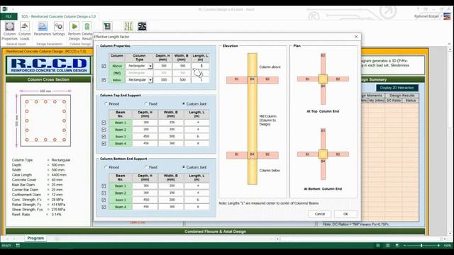 Reinforced Concrete Column Design (RCCD v.1.0) смотреть онлайн