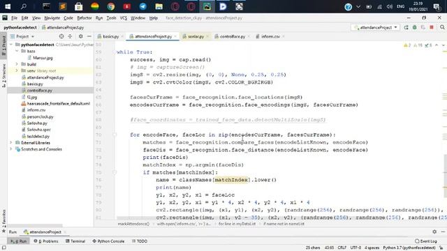 Kamera orqali shaxsni aniqlash dasturi (Sun'iy intellekt) Python 3da Tuple da ishlash 9 dars смотреть онлайн