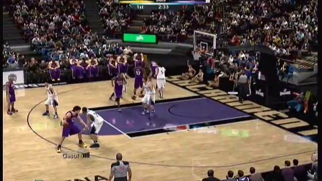 NBA 2K10 Gameplay - Lakers at Kings смотреть онлайн
