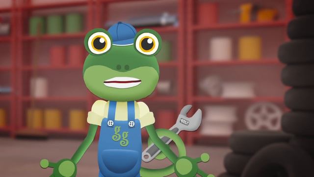 Celia The Cement Mixer Visits Gecko's Garage | Construction Trucks for Kids смотреть онлайн