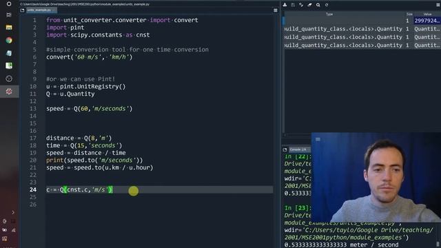 19. Using pints for units in python смотреть онлайн