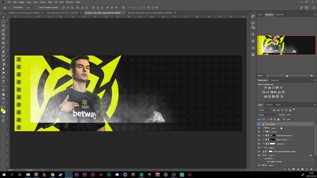 Esports Banner Tutorial (FREE TEMPLATE) - Photoshop Tutorial by EdwardDZN смотреть онлайн