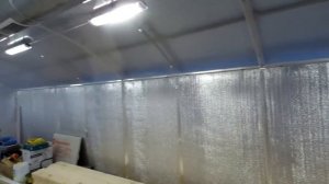 Что дало утепление теплицы-термоса пенофолом