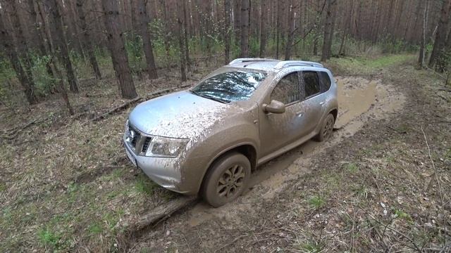Дураки и дороги. Первый оффроуд на моём Ниссан Террано. Грязные, но счастливые. смотреть онлайн