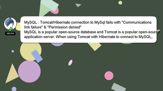 MySQL : Tomcat/Hibernate connection to MySql fails with "Communications link failure" & "Permission смотреть онлайн